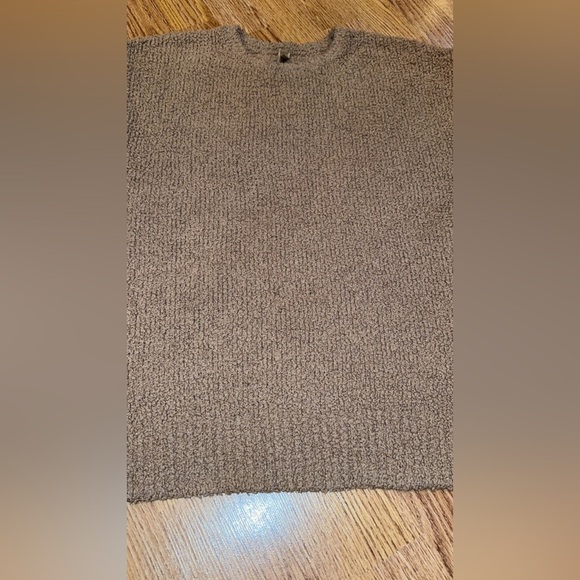 SKIMS KIM KARDASHIAN Women’s Brown Pullover Long Sleeve Sweater - Picture 3 of 16